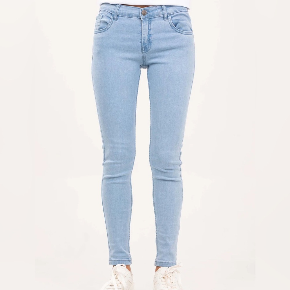 Light Blue Denim Skinny Jeans